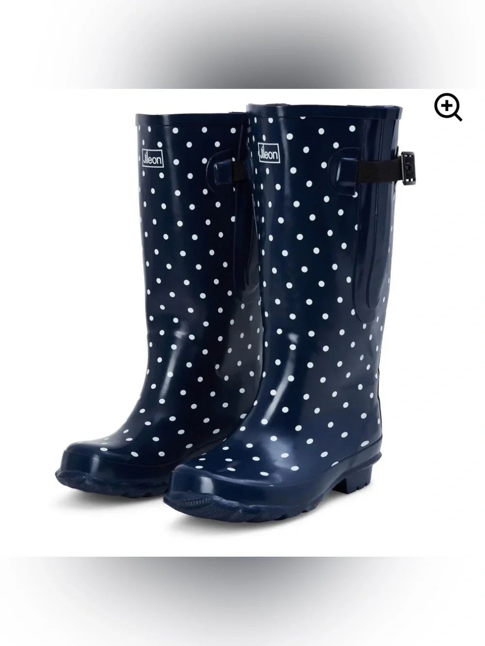 NWOT Jileon Extra Wide Calf Womens' Rain Boots, Size 7.